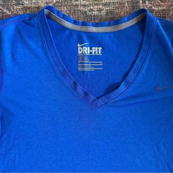 Nike Cobalt Blue Dri-FIT Workout Tee | Women’s S - Picture 4 of 6